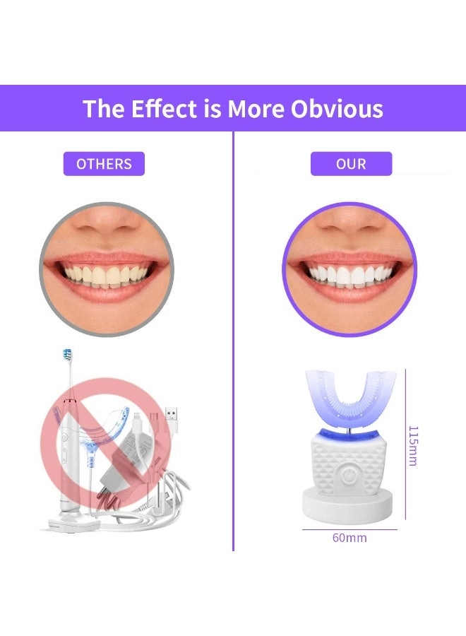 Ultrasonic Teeth Cleaner - U-Shaped 30,000 VPM USB Rechargeable