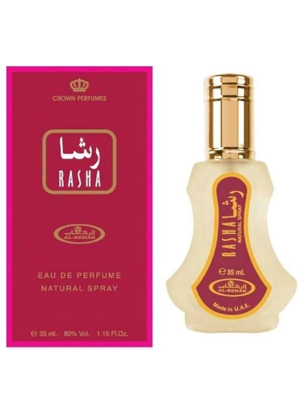 Al-Rehab Perfumes Rasha Natural Eau de Parfum 35 ml