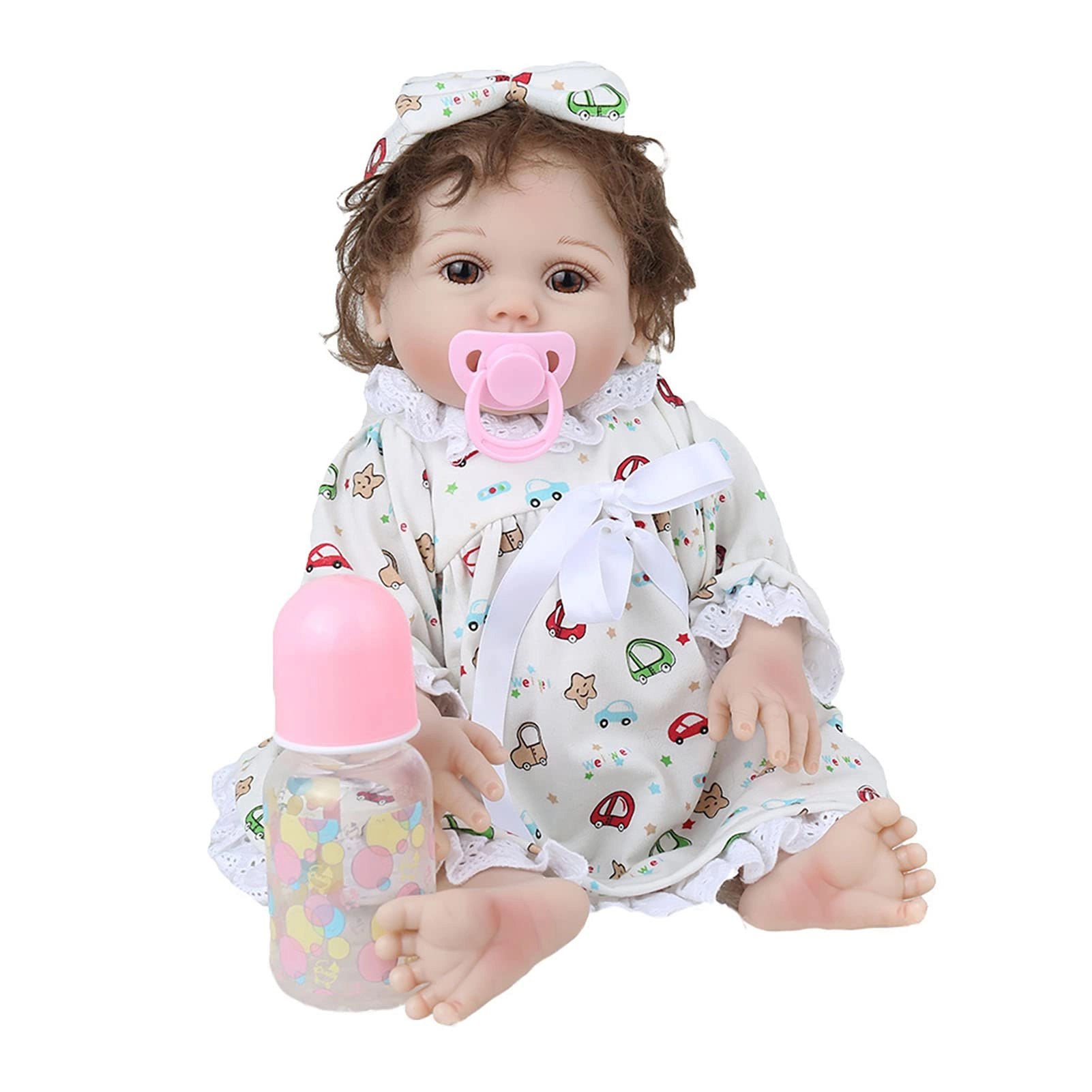 Rebirth Doll - 19 Inch 48cm Vinyl Curly Hair