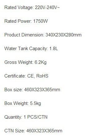 steam Ironing Machine - One Color 500 g