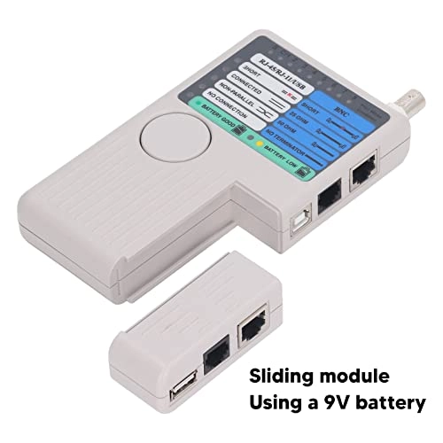 Remote Cable Tester - RJ45 RJ11 BNC USB Multifunctional