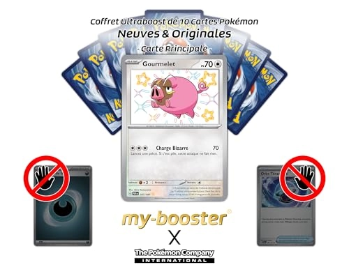 SV045-FR24-UB-168 - Box of 10 French Pokémon Cards 3+ years