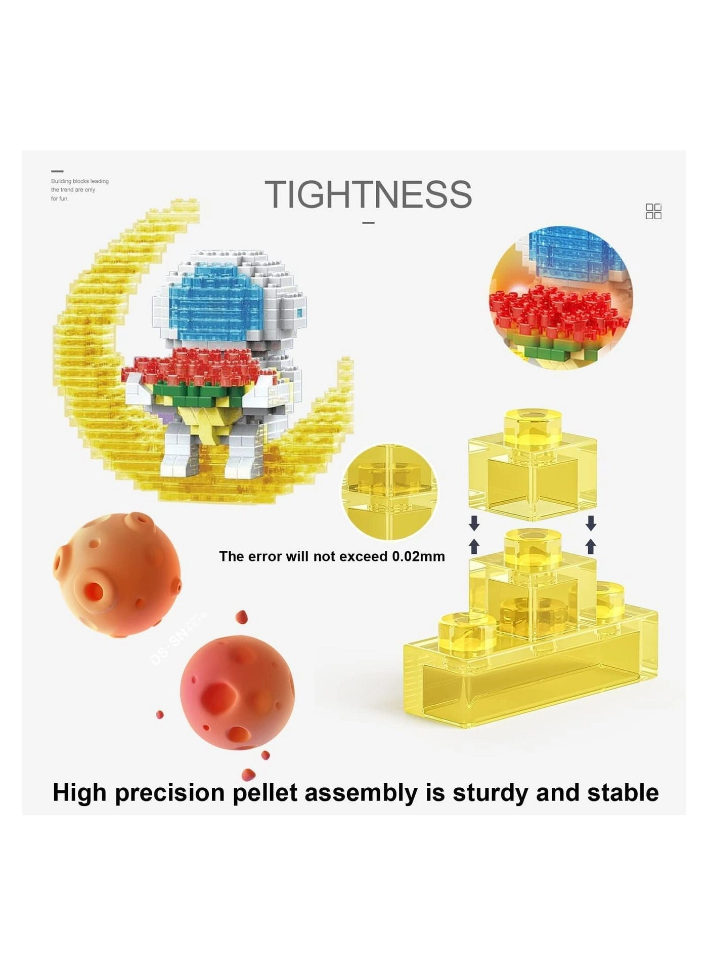 Astronaut Mini Building Blocks - Space Astronaut 378 pcs