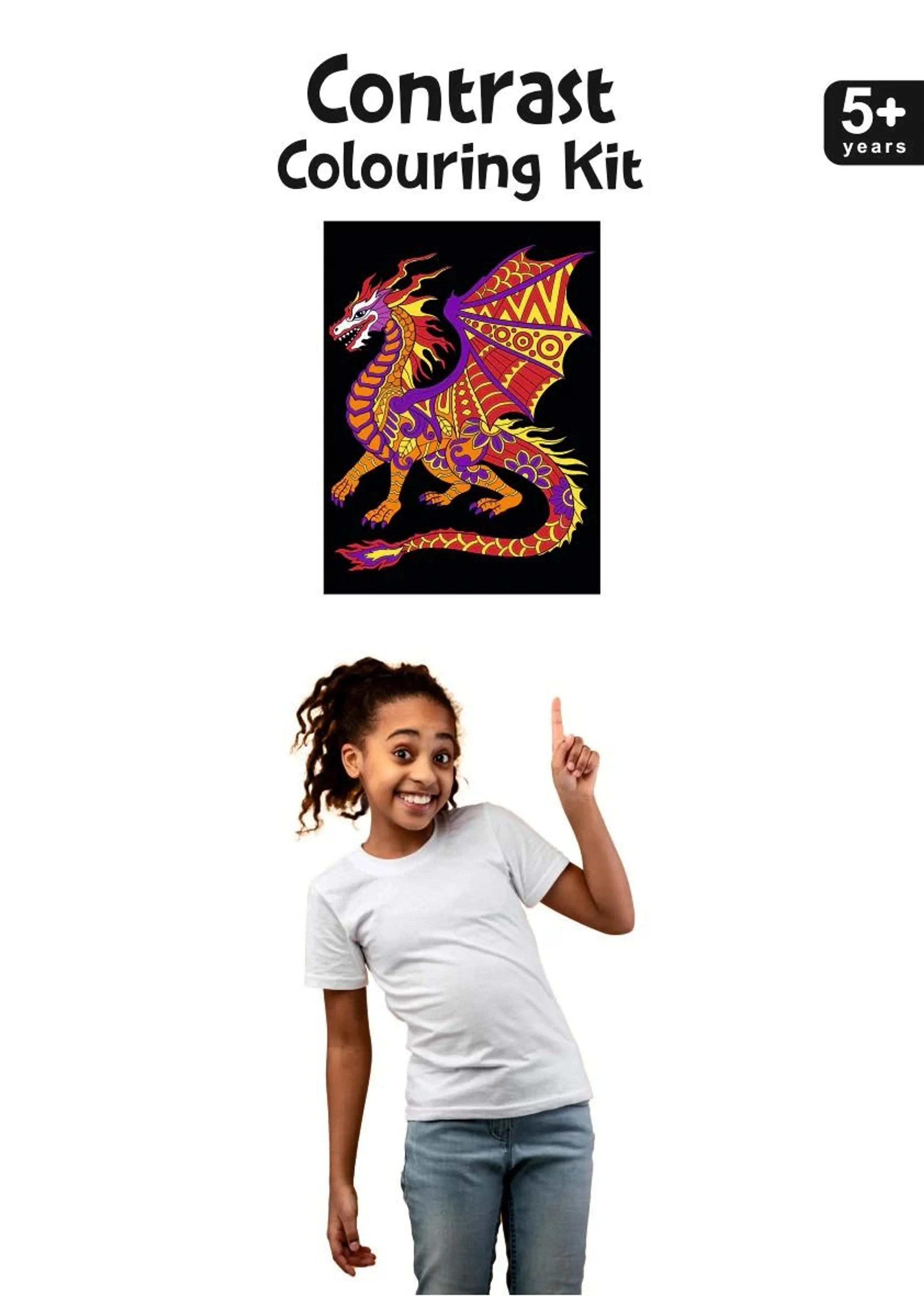 Contrast Coloring Kit - 5+ years