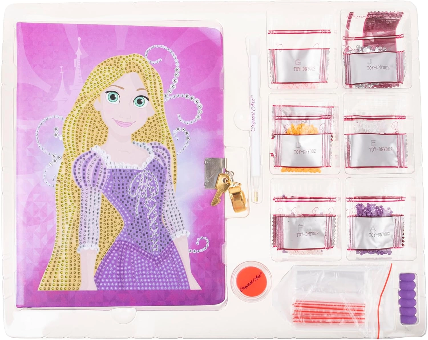 Crystal Art Secret Diary - Rapunzel