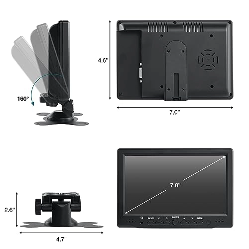 Small Monitor TFT LCD Display - 7 inch 1024X600