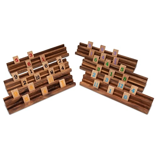 Rummy - Okey - 162 Game Pieces 6 Holders