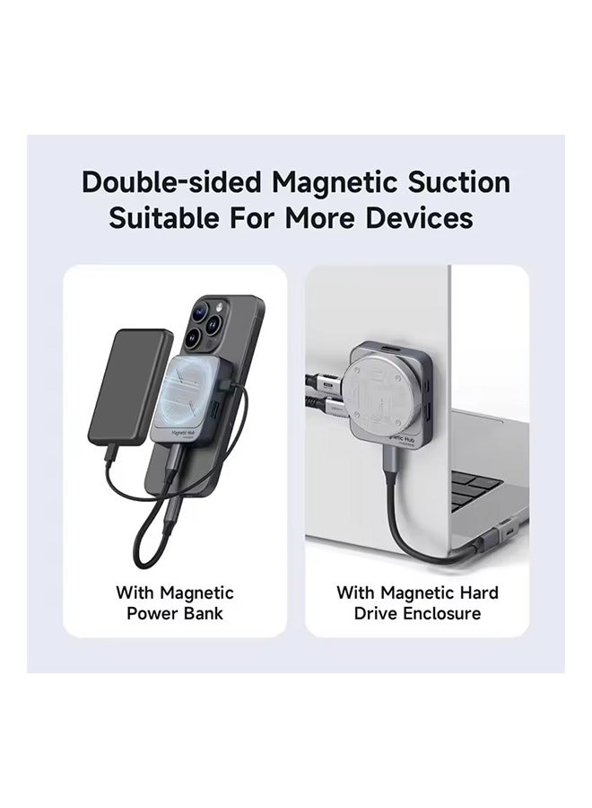 Magnetic USB C Hub - Type-C Android laptop tablet