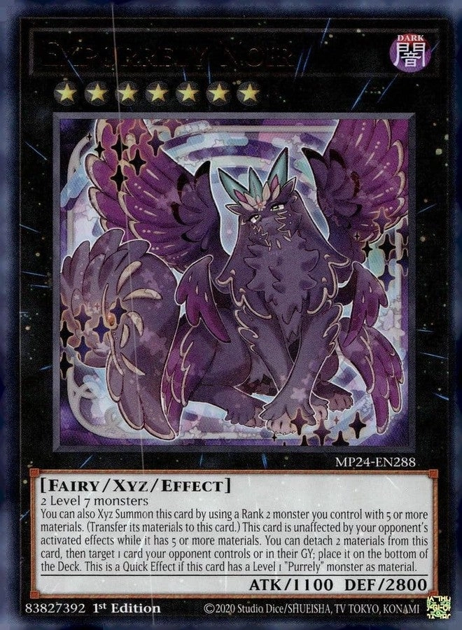 Yu-Gi-Oh! Expurrely Noir MP24-EN288 - 1st Edition