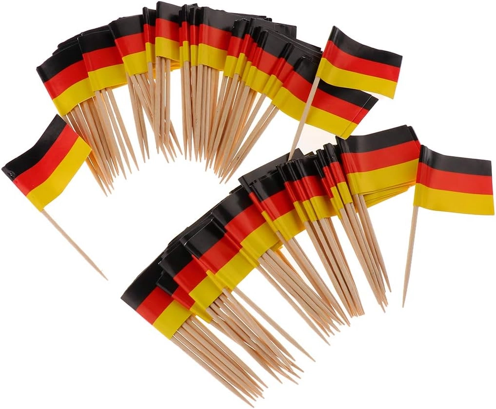 Flag Toothpicks - 100pcs wedding party birthday party