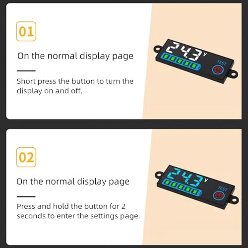 Digital Voltmeter - 7-55V 18650
