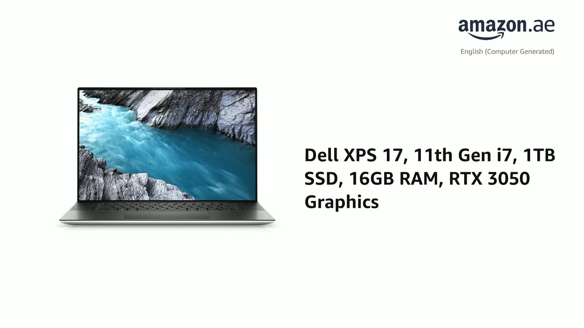 XPS 17 9710 - 17'' Core i7-11800H 16GB DDR4 1000GB SSD