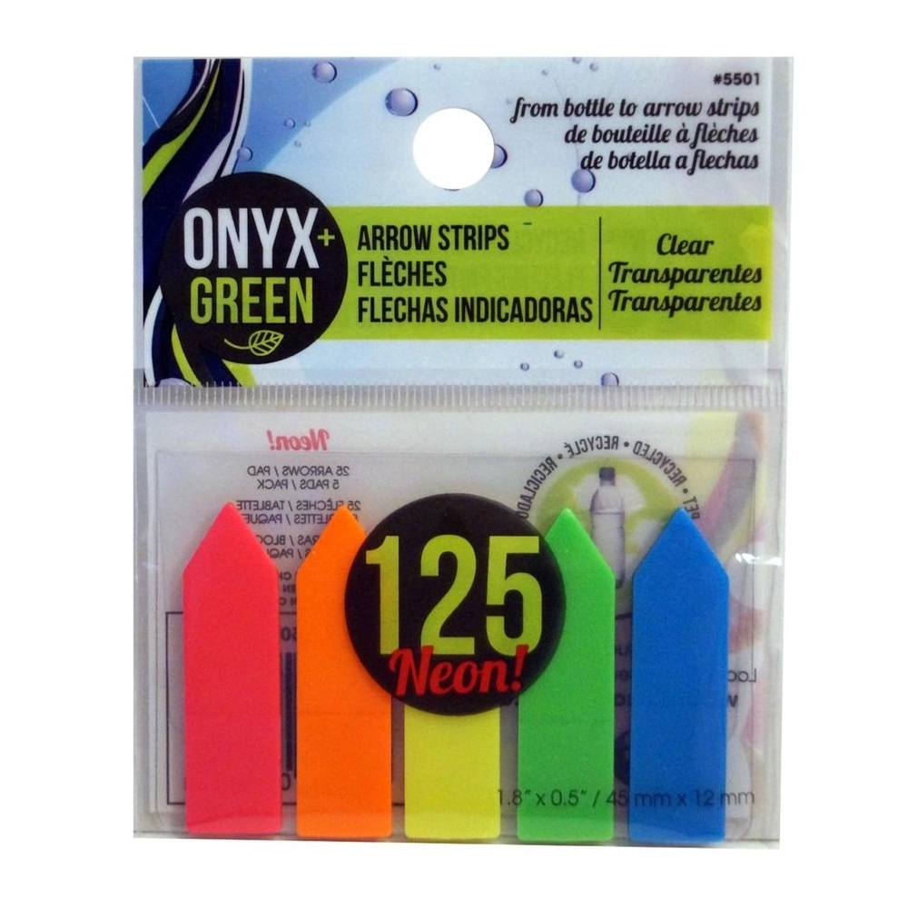 ONYX+ GREEN Self-Adhesive Arrow Strips - 125 5cm x 1.27 cm
