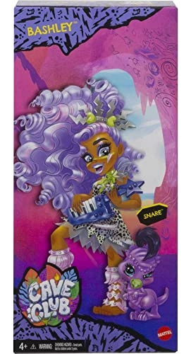 Bashley Doll - 10-inch Lavender Hair with Dino Pet Ages 4+