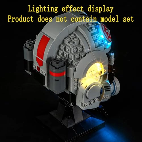 LED Light Kit - Plastic 1 4.5-5V for LEGO at-at Driver Helmet 75429