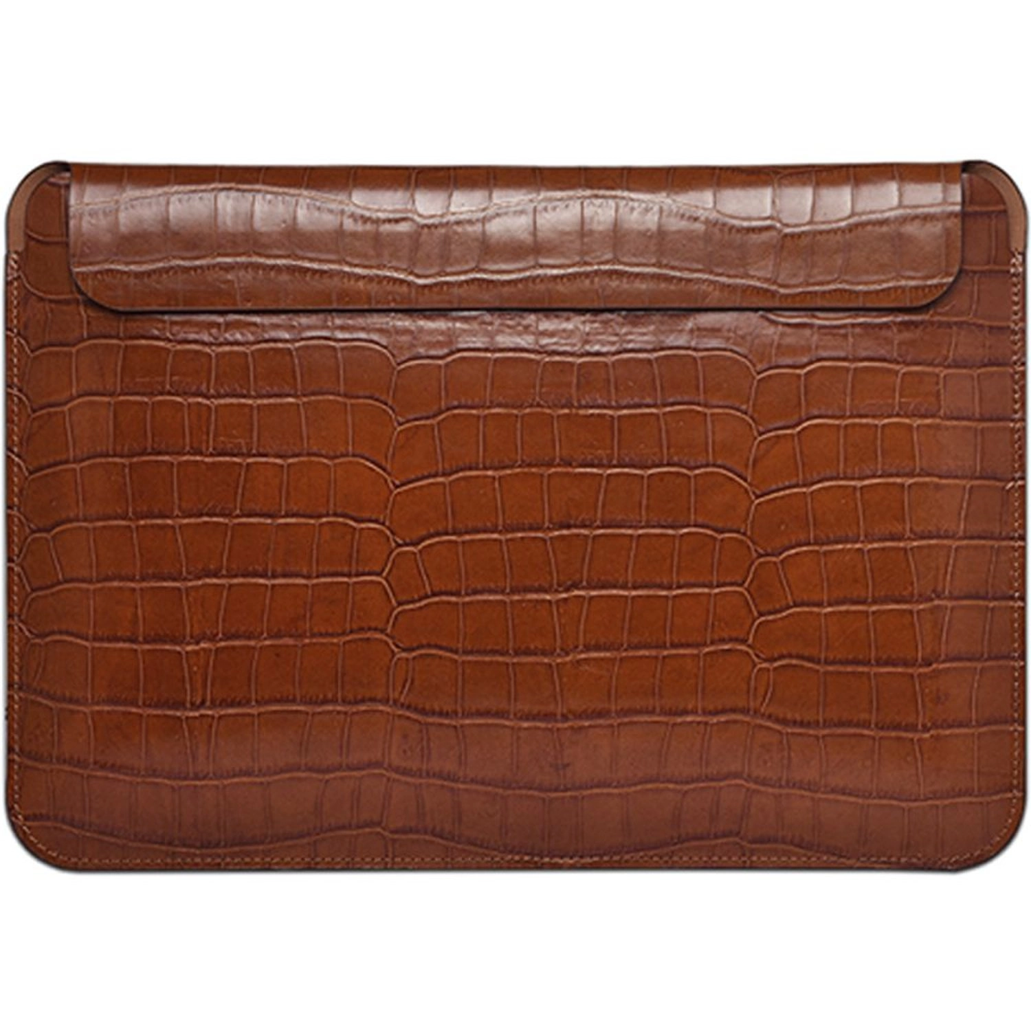 Skin Croco Genuine Leather Sleeve Laptop Sleeve for 14.2-Inch Laptop