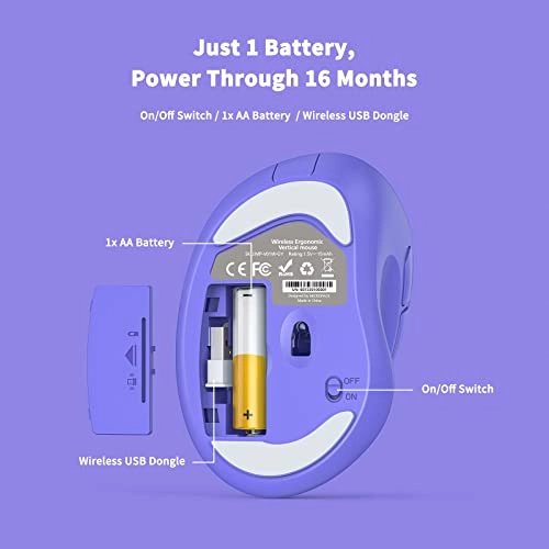 Ergonomic Vertical Mouse - USB