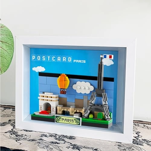 Hook Bracket for Model Display - Wall-Mountable White