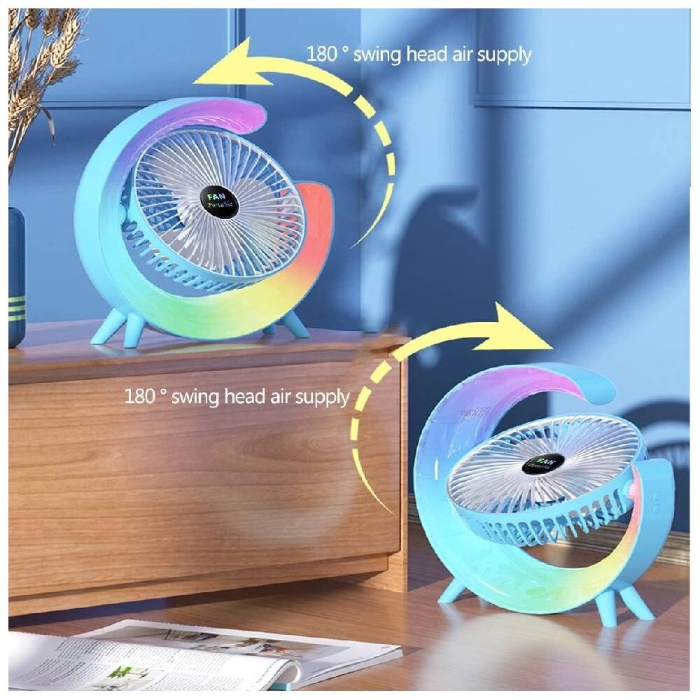 Multifunctional Colorful Desktop Small fan