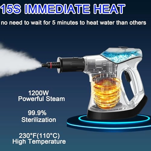 Handheld Steam Cleaner - 400 ml/min