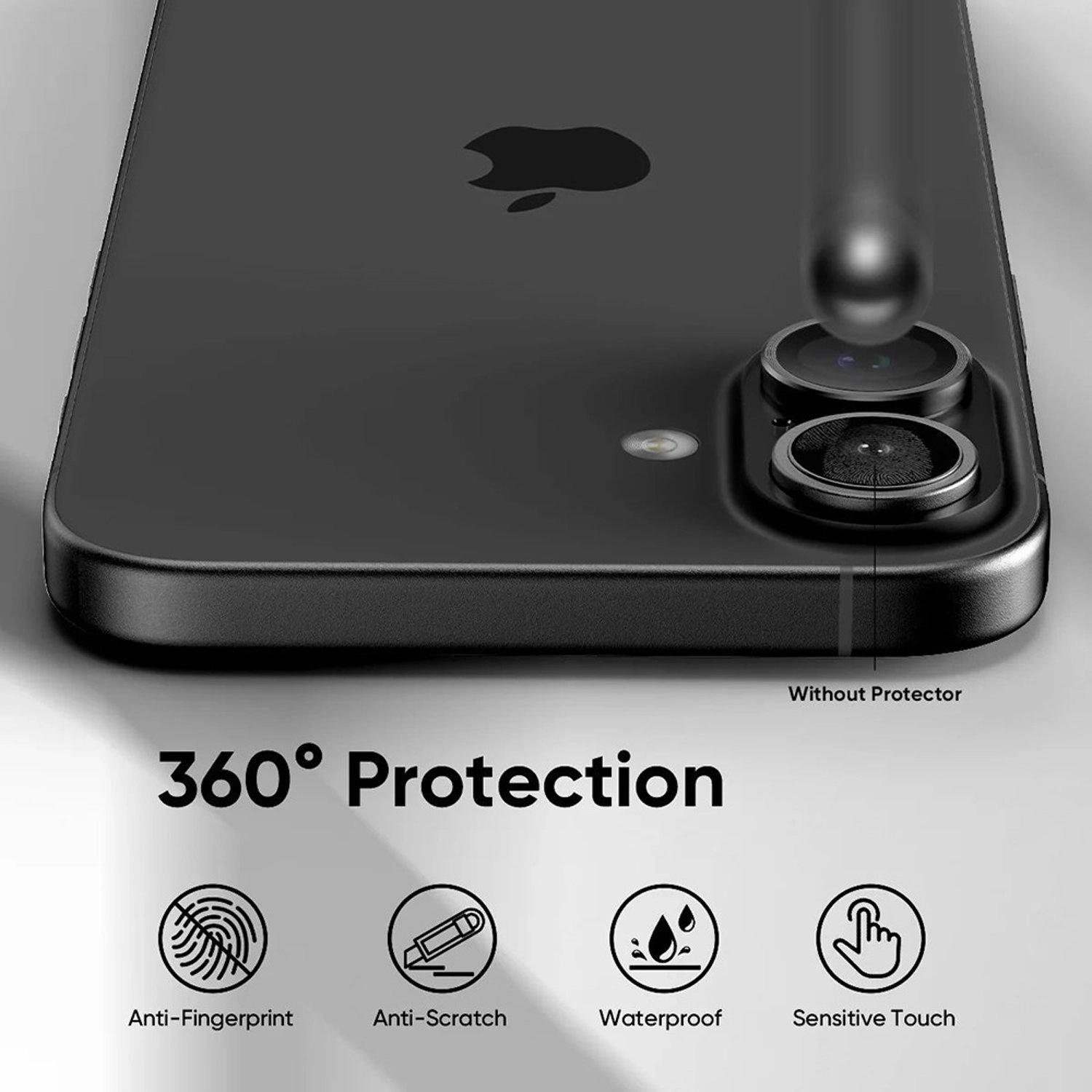 Clear Camera Lens Protector for iPhone 16
