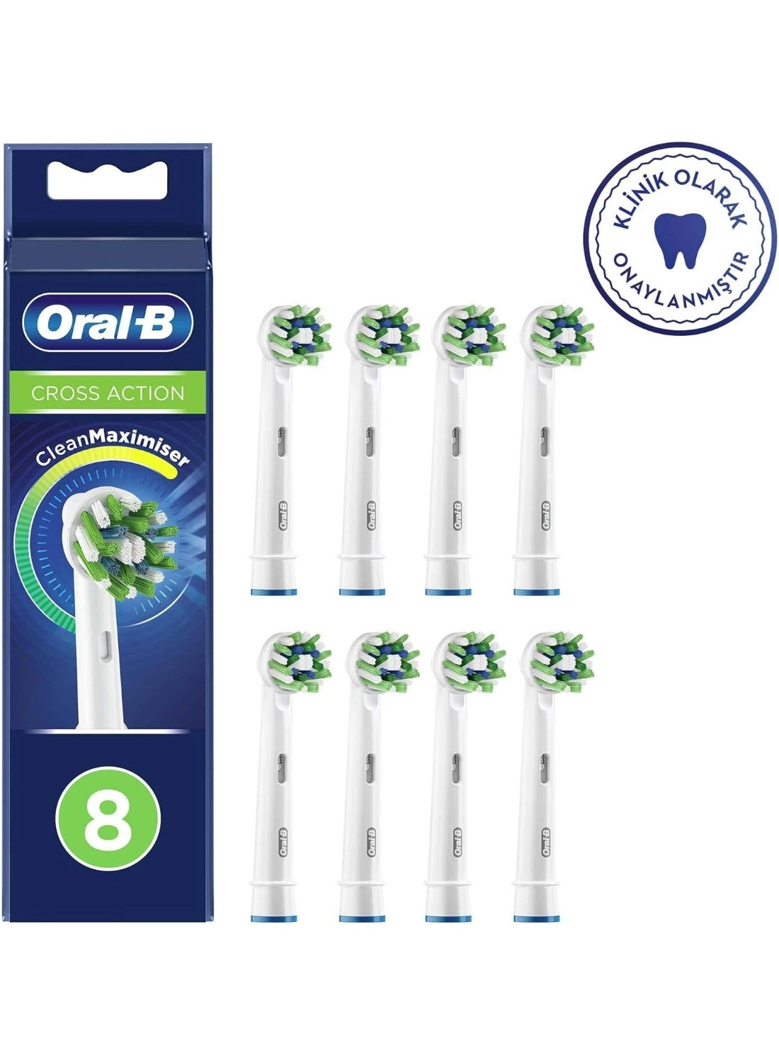 Procter & Gamble CrossAction - Pack of 8 White