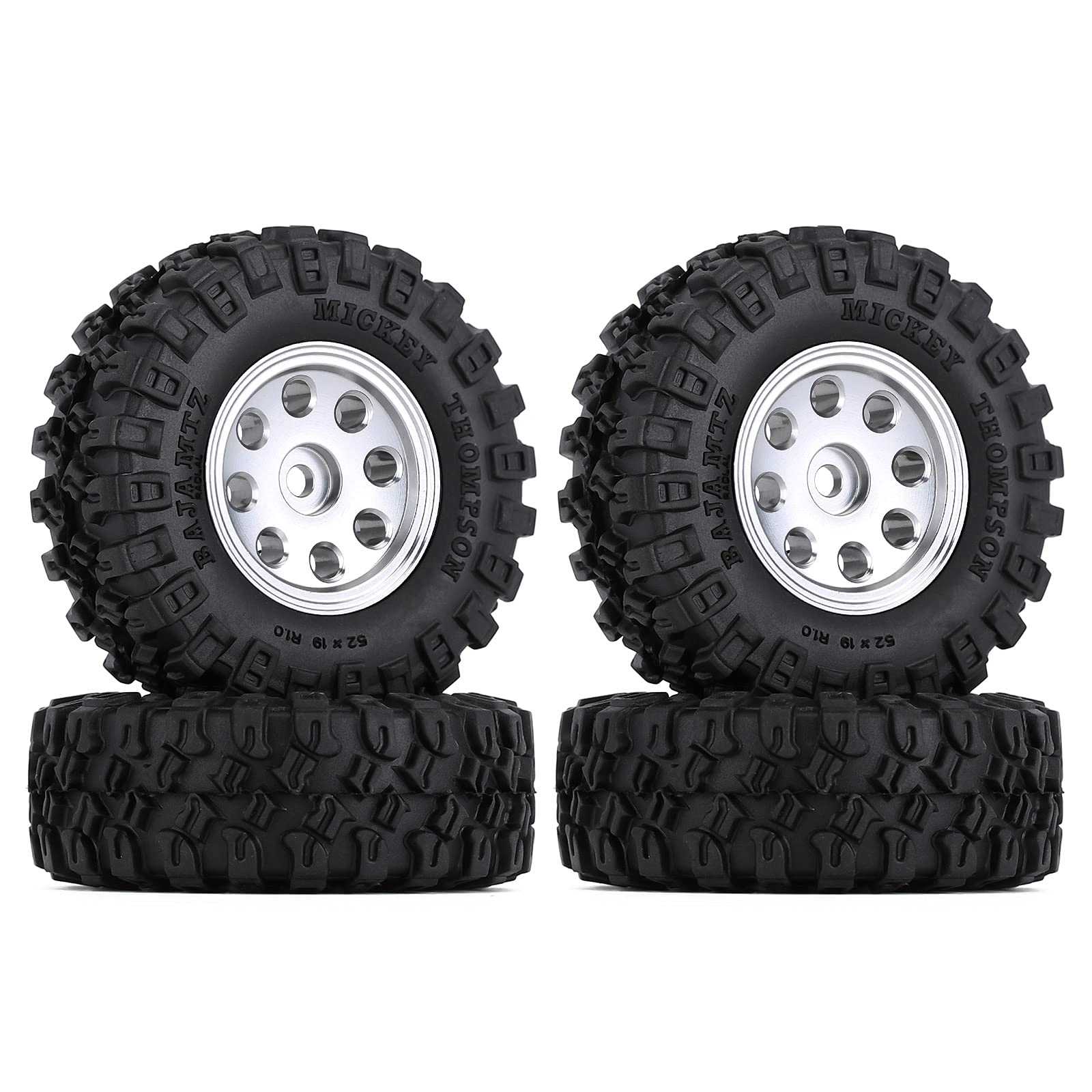 HOTSTORM 10 Beadlock Micro Crawler Wheel Rims Tires - 124