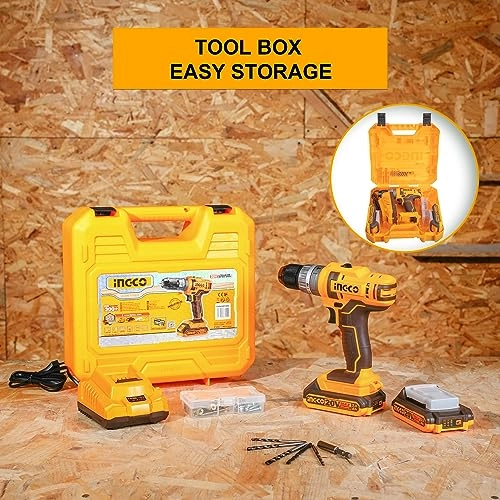 20V Cordless Impact Drill - 2x2.0Ah