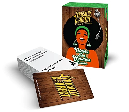 Oldies but Goodies Music Trivia Card Game - English Adult