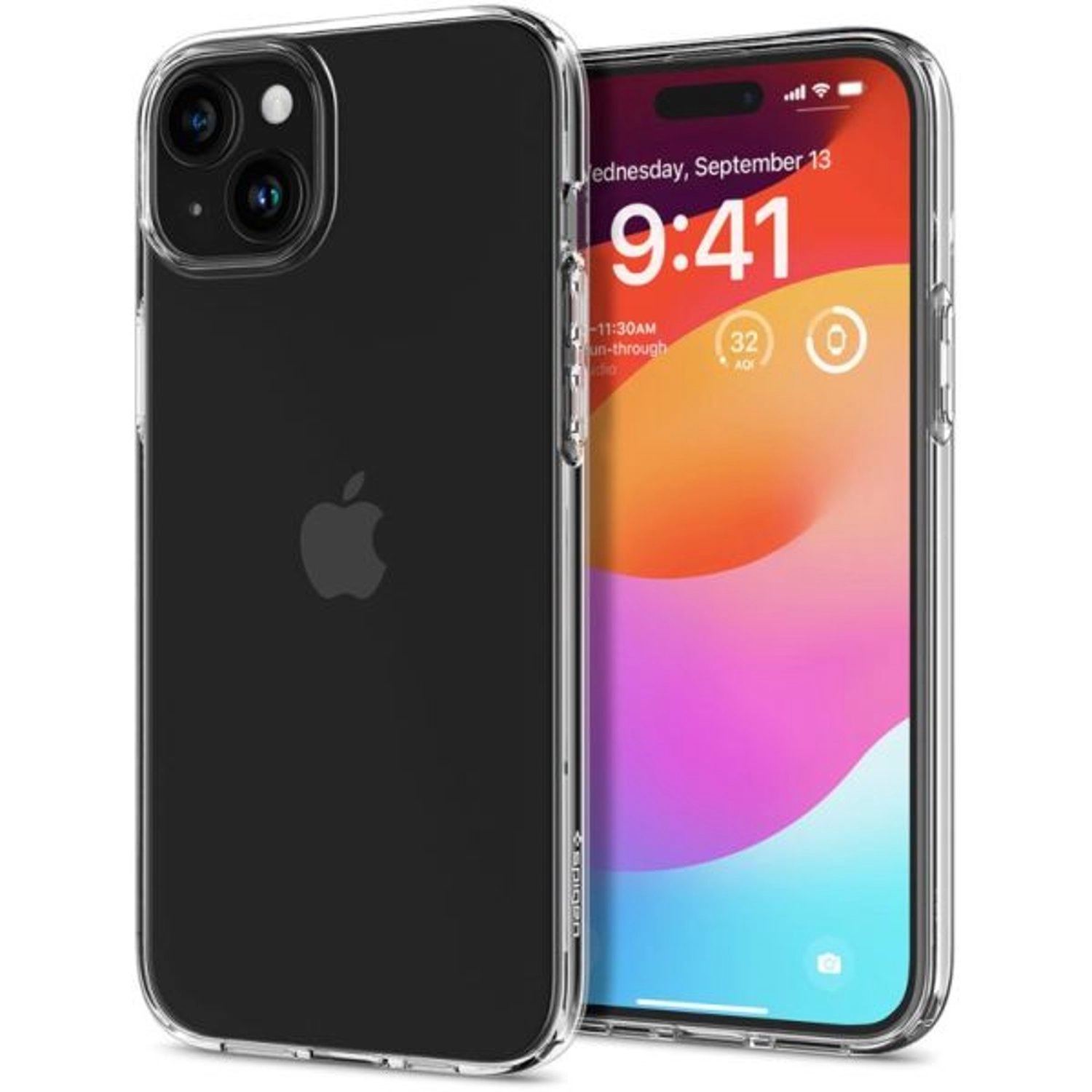 Crystal Hybrid Back Cover for iPhone 15