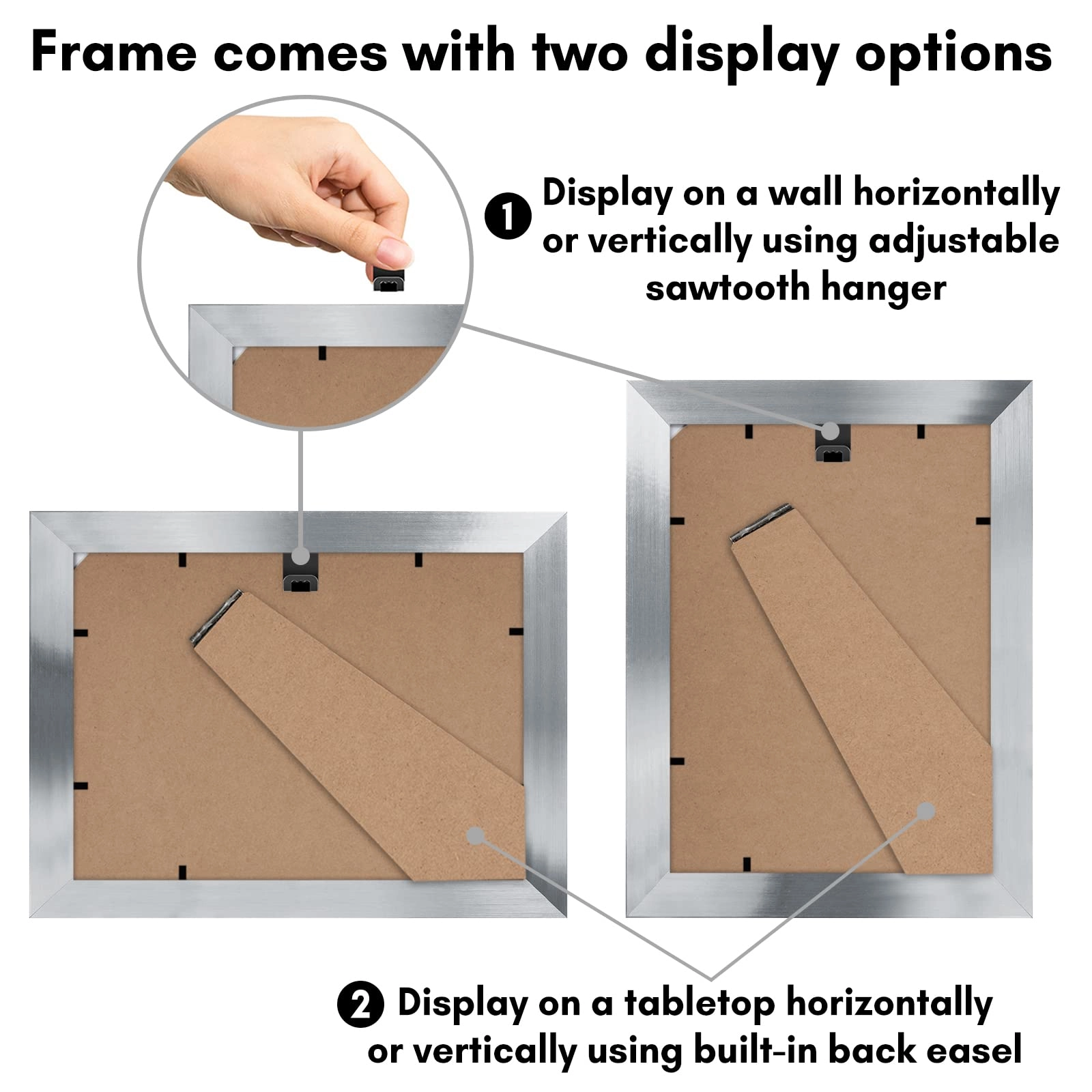 Hinged Picture Frame - 5x7 Two Displays