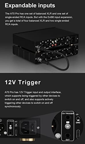 A70 Pro - Fully Balanced Relay Volume Control 17000mW*2