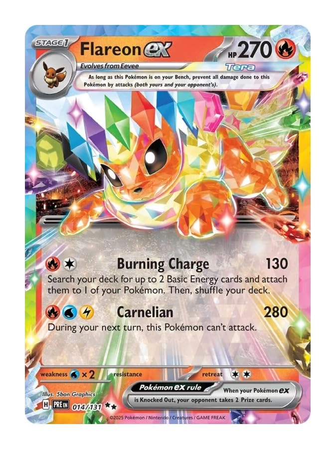Pokémon Flareon ex 014/131 - 1 Count