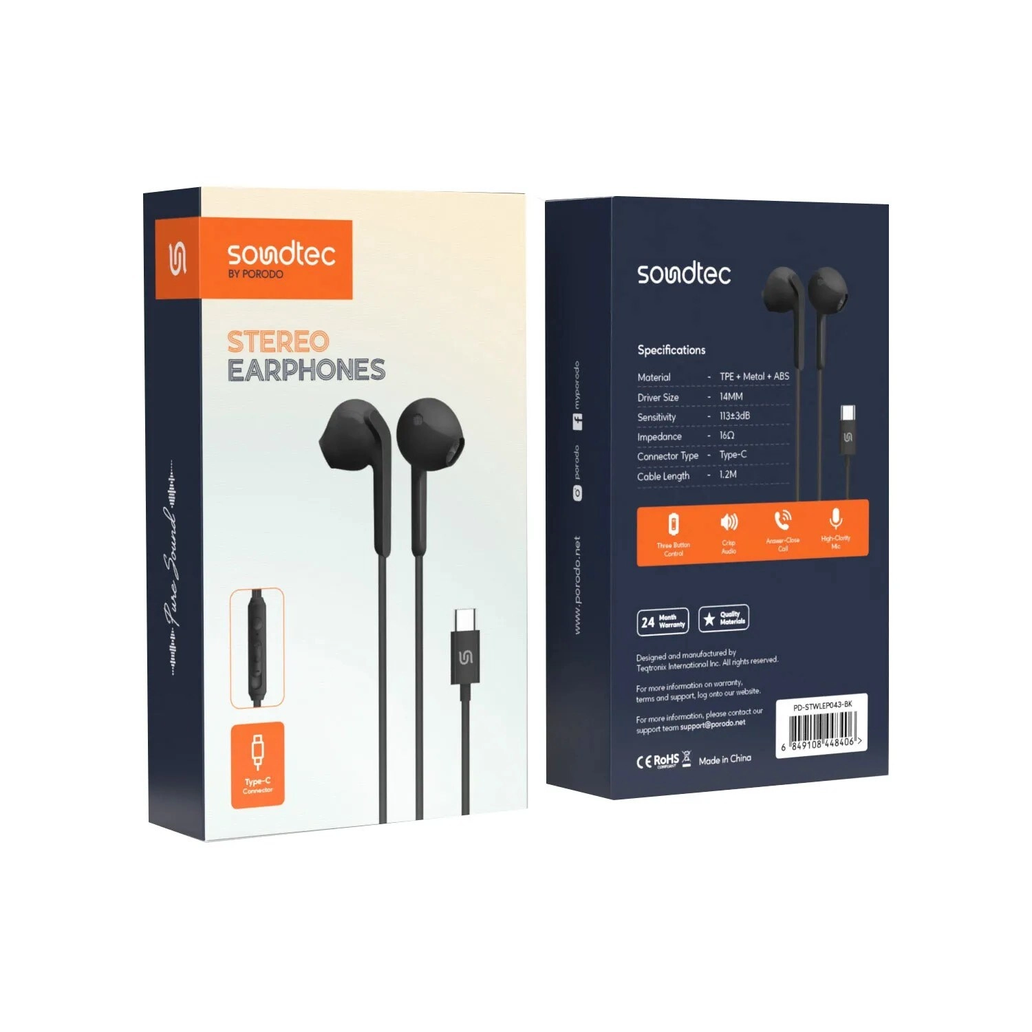 PD3BWEC3 Wired Earphone
