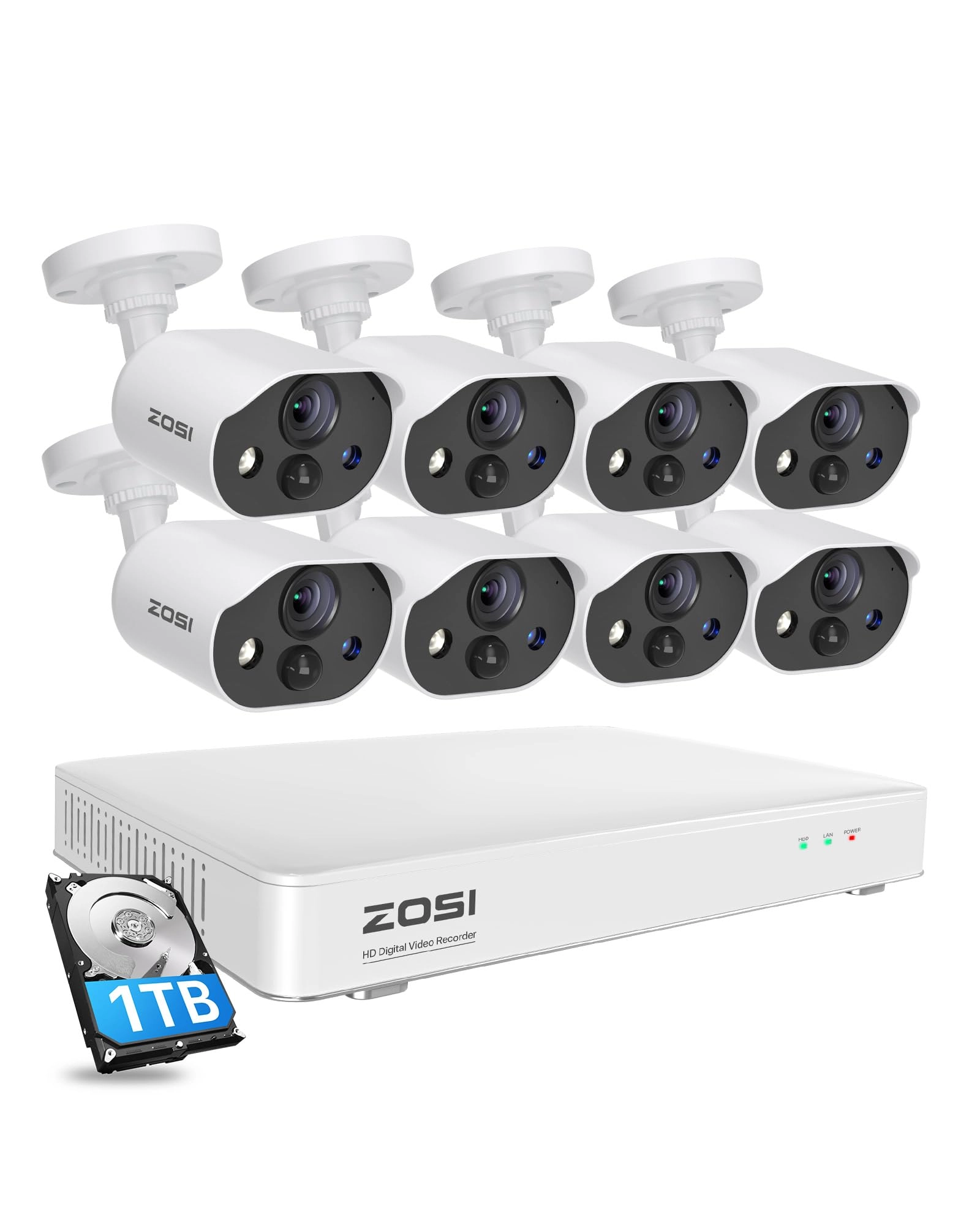 3K Lite - 8PCS 8CH 1080P