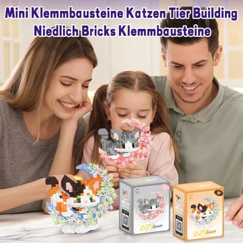 Cat Building Blocks Set - Cat 2 pcs