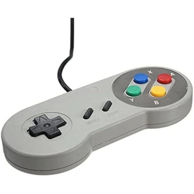 SNES Compatible Replacement Controller - grey
