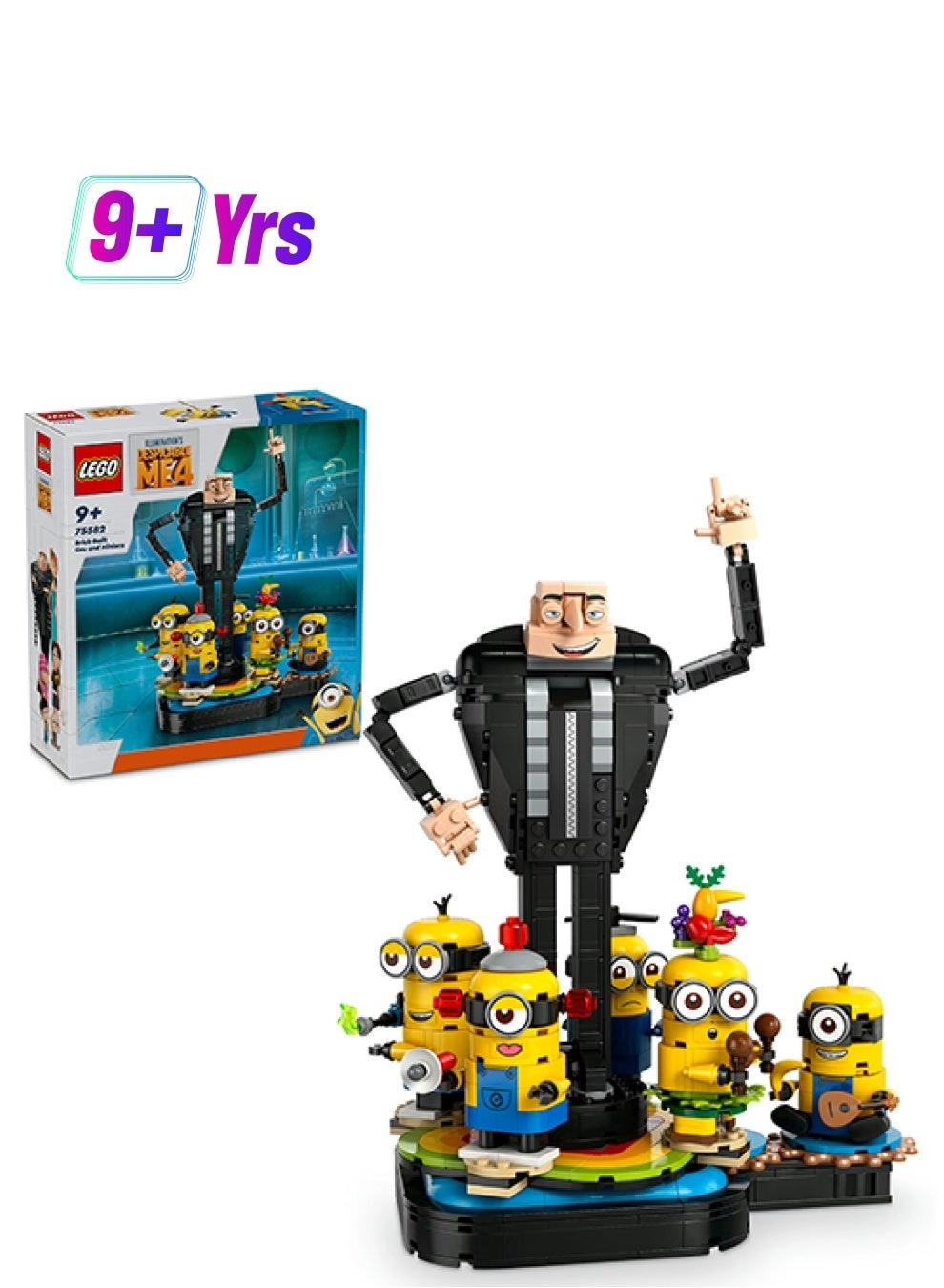 Despicable Me 4 Brick-Built Gru and Minions