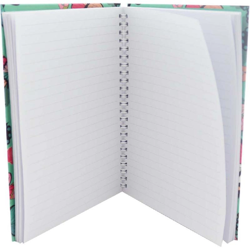 Notebook 19 X 26 cm Spiral - Grid 100 Sheets