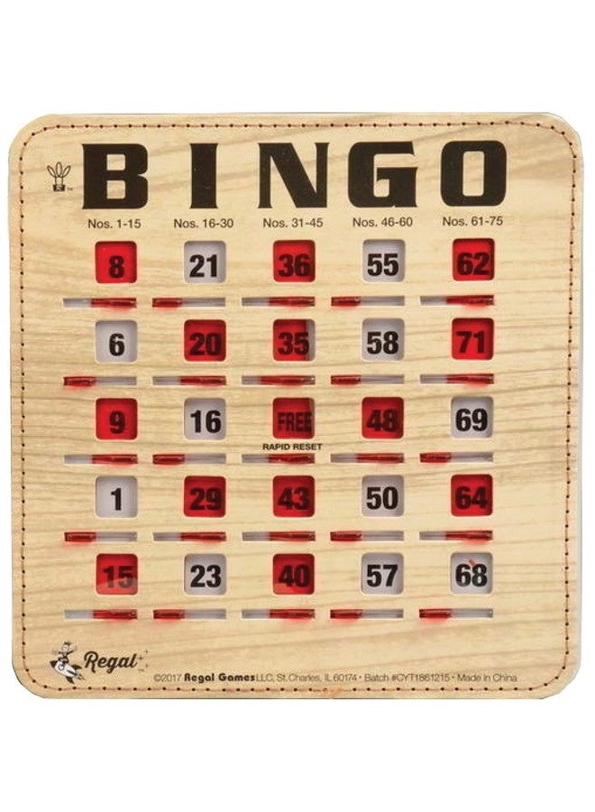 Jumbo Bingo Cards - Reusable 50 Playing Cards
