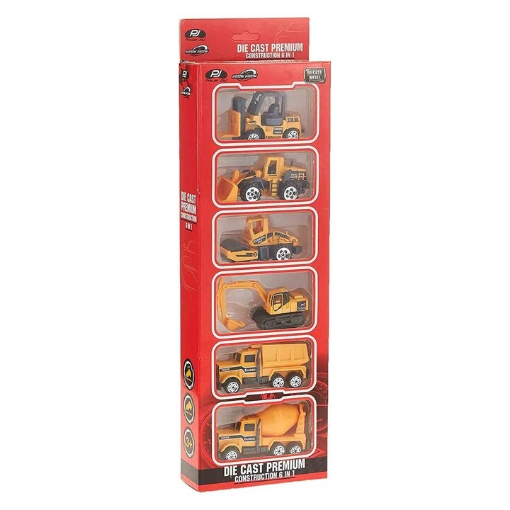Vroom Trucky - 1pcs Assorted + Die Cast Cars - 6pcs