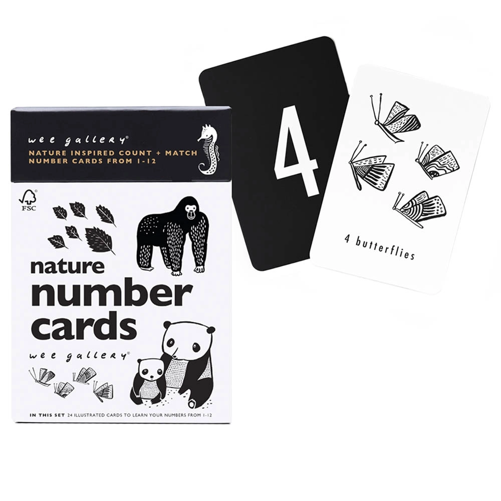 Nature Number Cards - 18 months-3 years