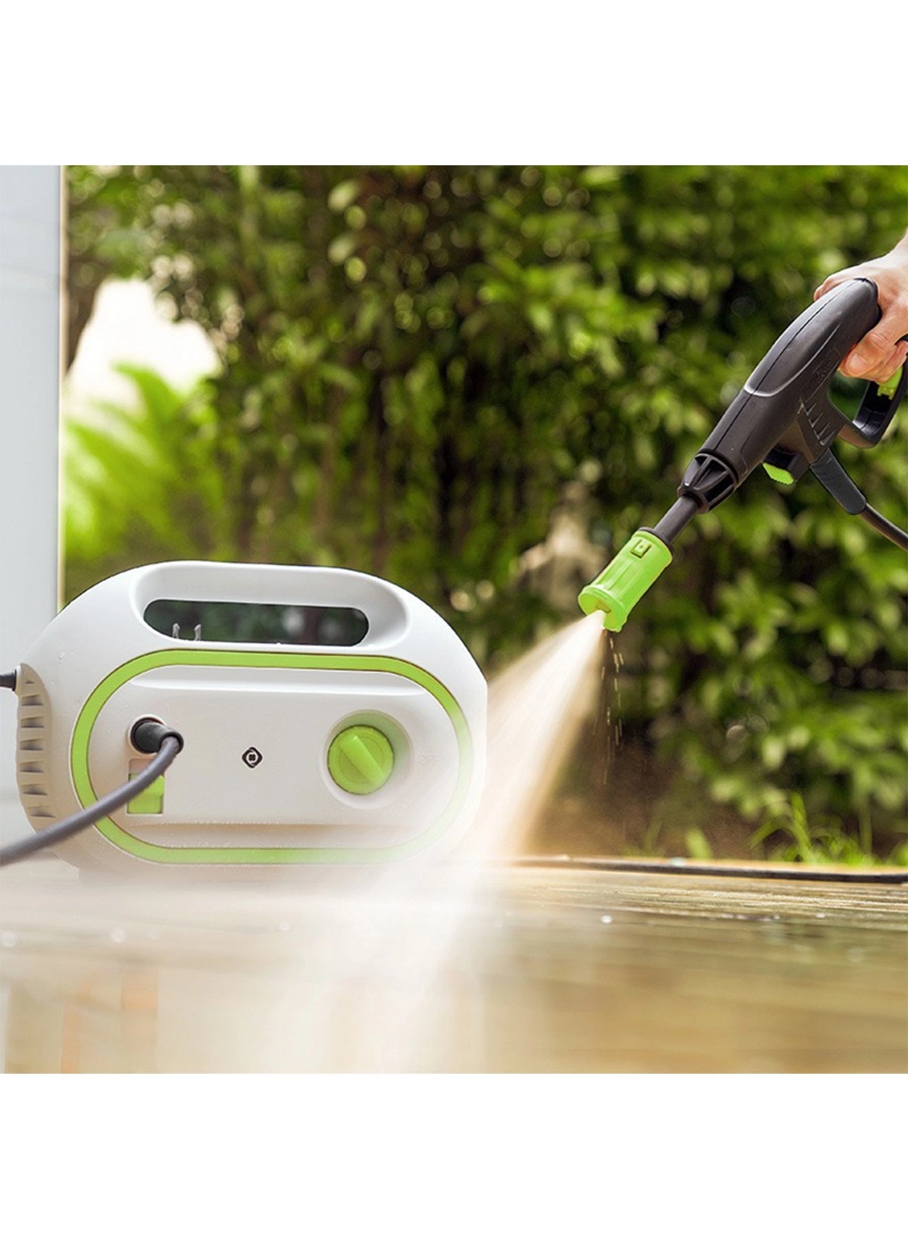 High Pressure Washer - 1400W 10MPa 8M Hose 3 Nozzles