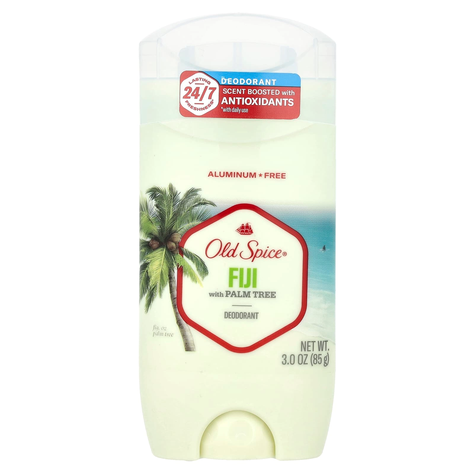 Aluminum Free Deodorant - Fiji with Palm Tree 3.0 Ounce