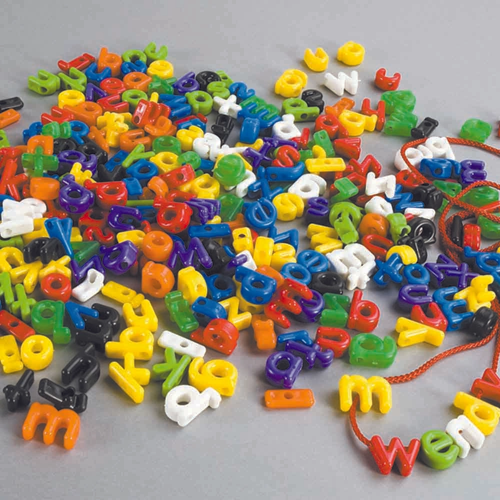 Lowercase Lacing Alphabet - 3 years+ 275 pieces