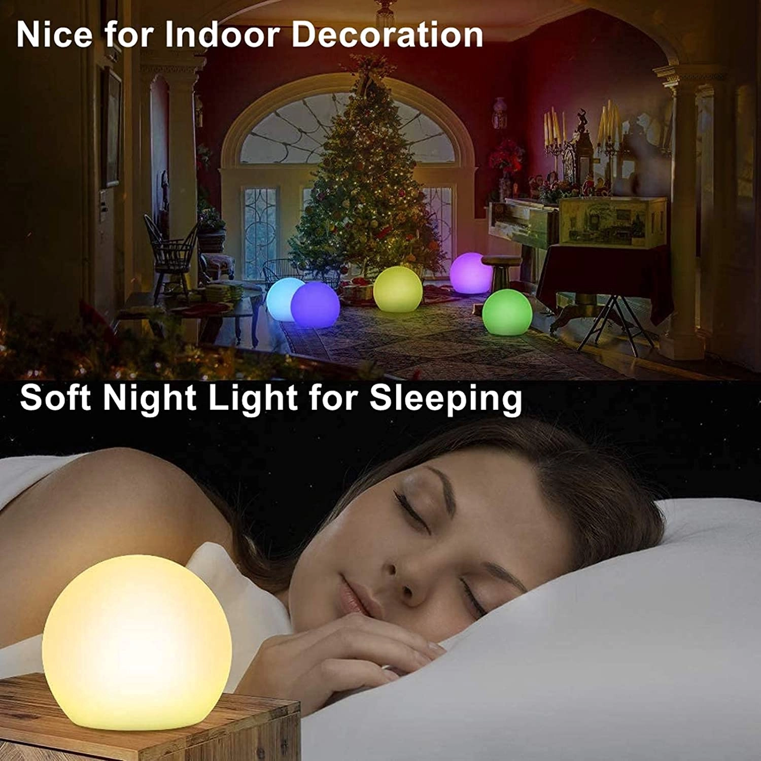 LED Ball Light - Night Light Multicolor