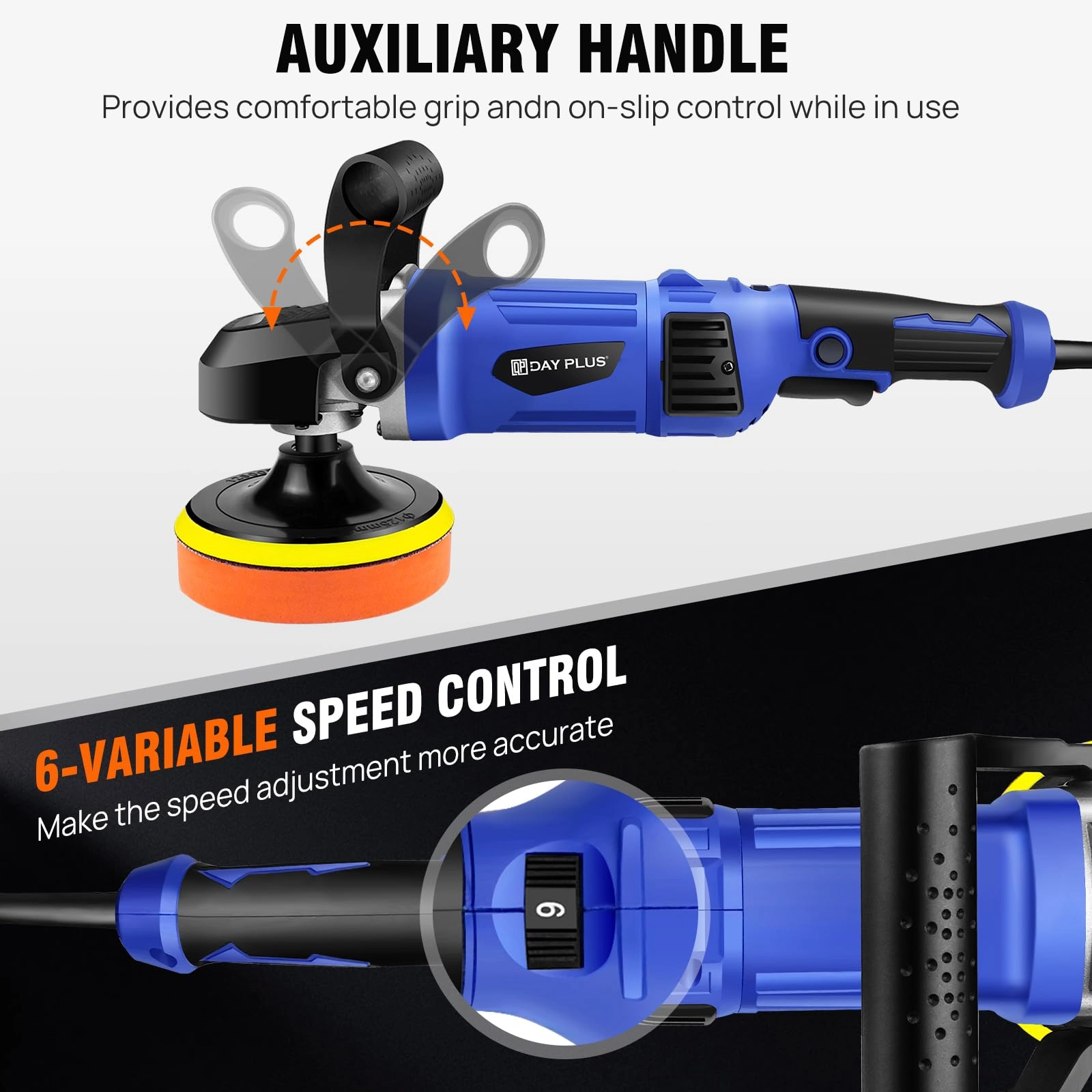 Car Polisher - 1400W 125/150/180mm