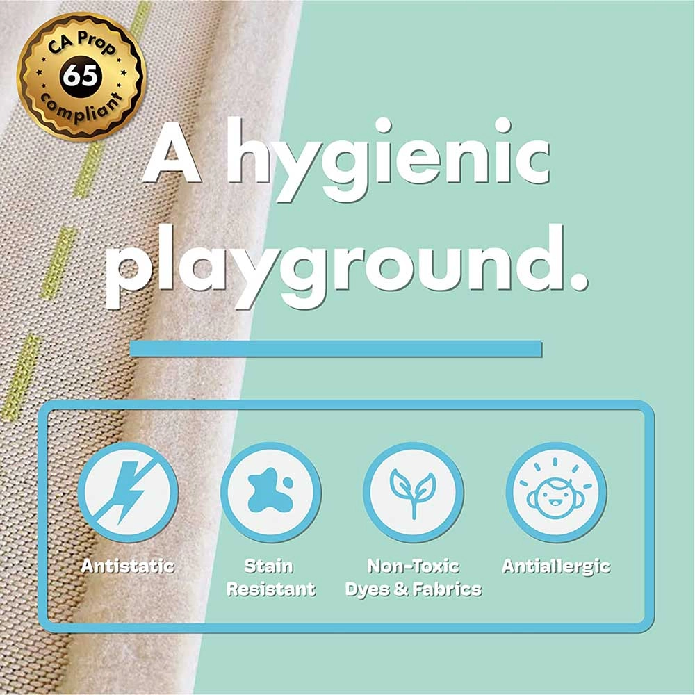 Playhouse Pink Design Educational 3D Carpet Playmat