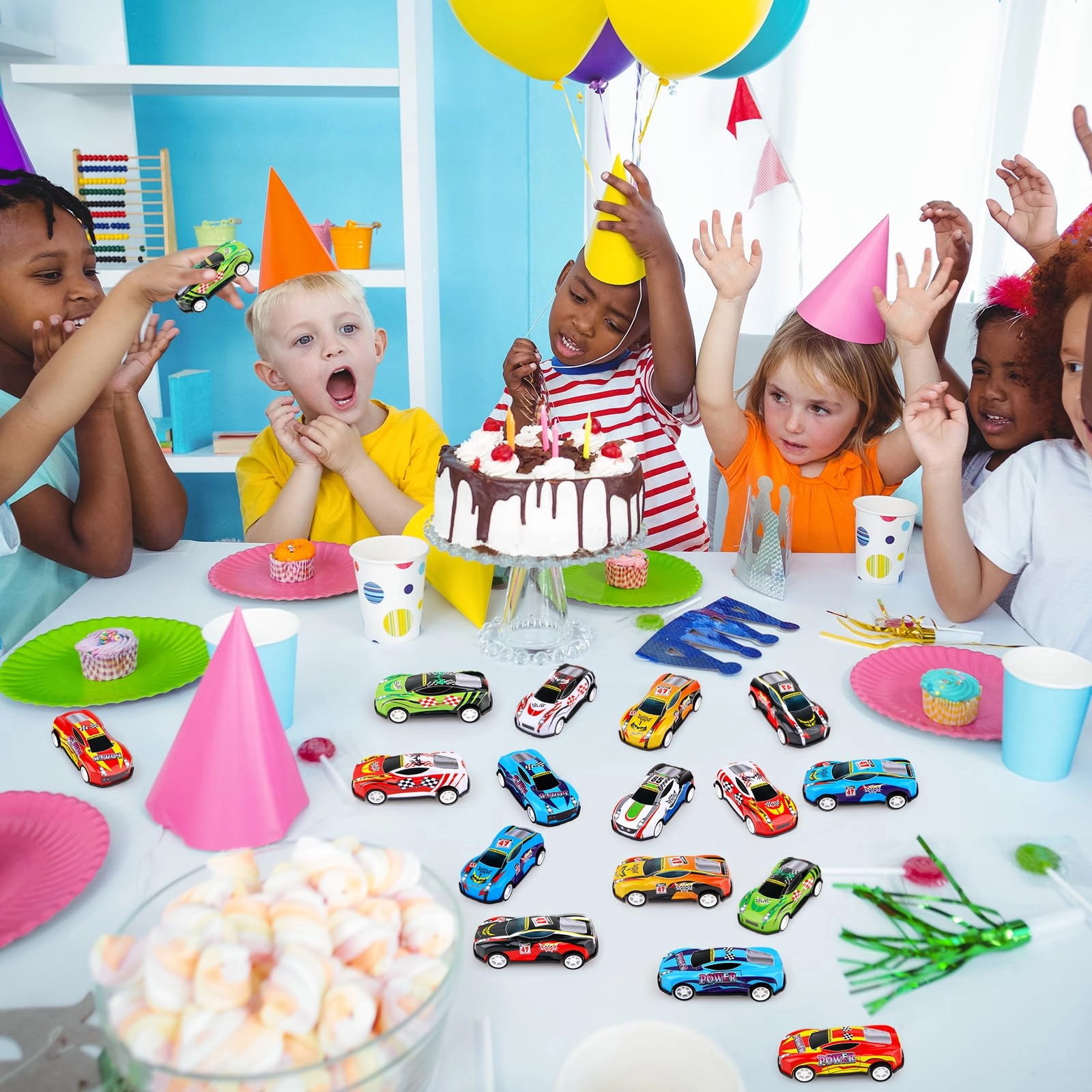 Mini pull back Cars - 28 pcs