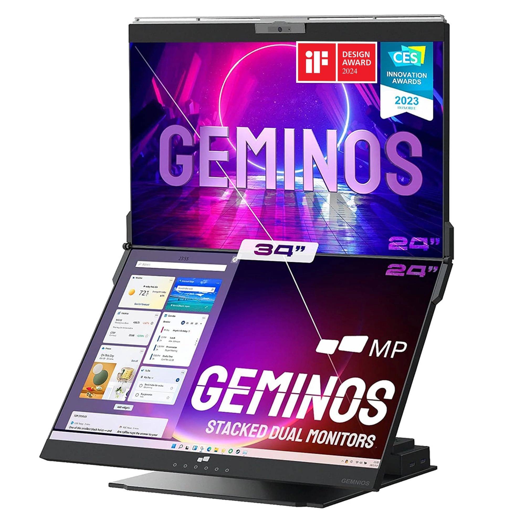 Mobile Pixels Geminos - 116-1001P01 34 Inches 1920 x 1080 Pixels
